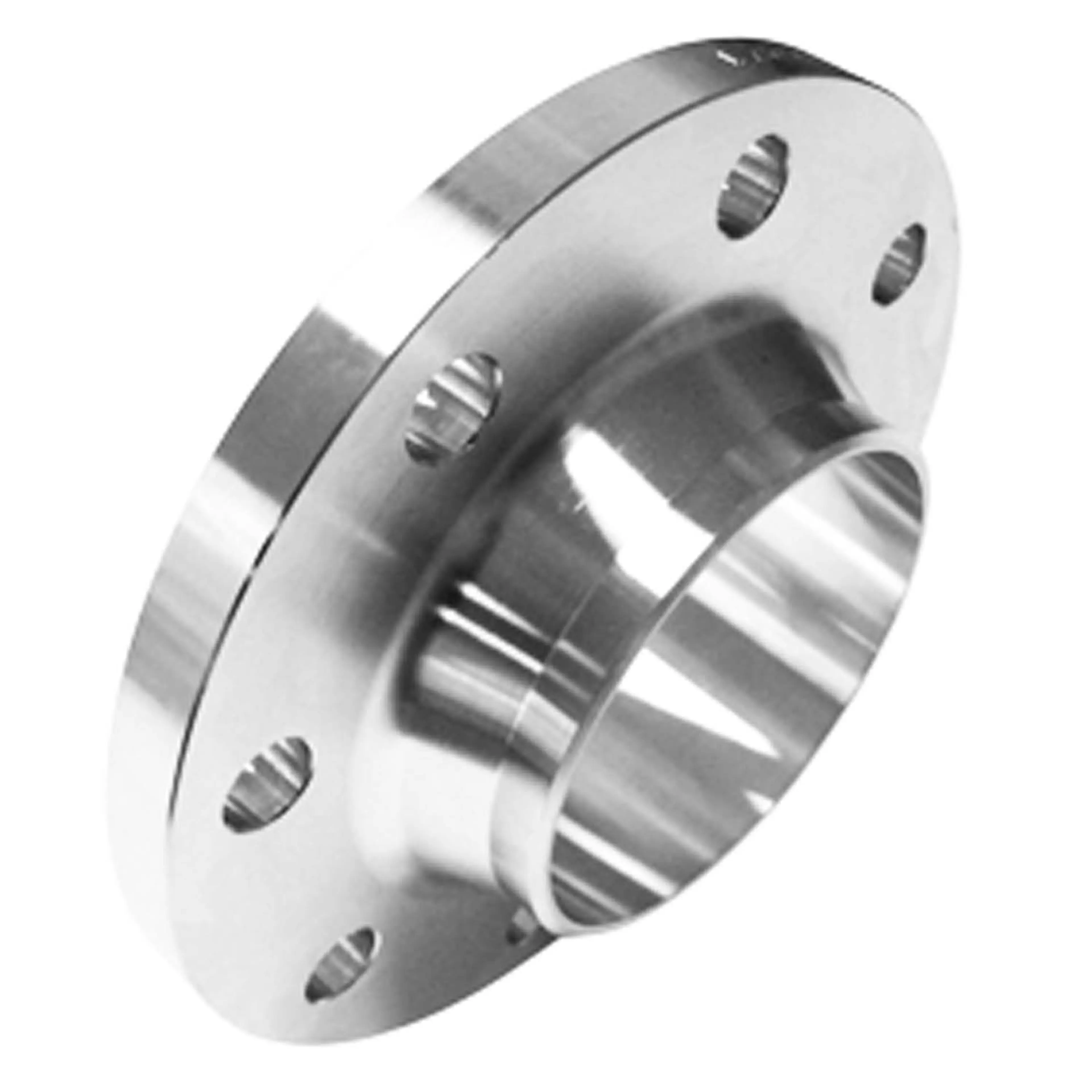 Welding neck flanges for machine welding